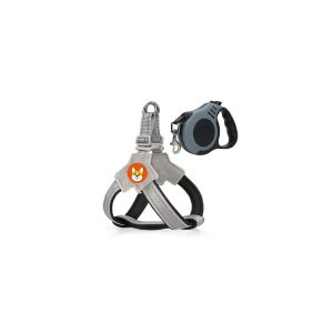 Tactical Dog Harness Set with Reflective Straps