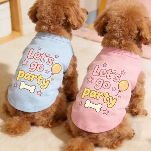 Elastic Cartoon Print Pet Vest for Small Dogs product image 2 - CZG Pet Store