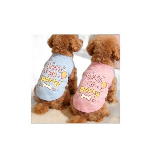 Elastic Cartoon Print Pet Vest for Small Dogs