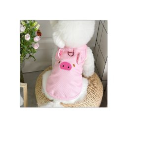 Waffle Knit Pet Vest with Leash Ring