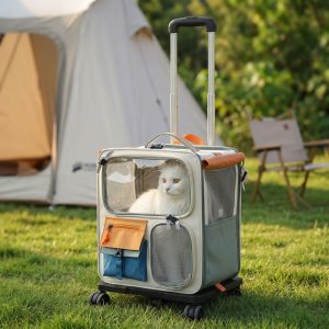 Soft-Sided Cat Carrier Backpack — Large Capacity product image 2 - CZG Pet Store