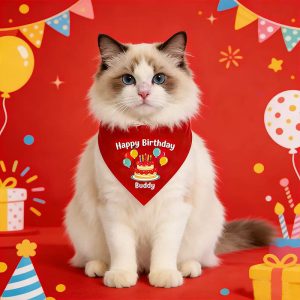 Pet Birthday Bandana Party Scarf product image 2 - CZG Pet Store