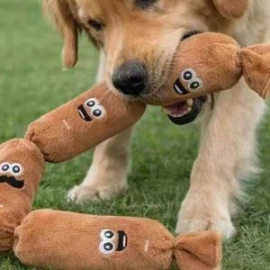 Plush Squeaky Sausage Dog Toy product image 2 - CZG Pet Store