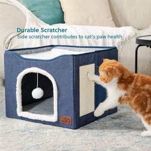 Elevated Cat Bed with Scratching Surface product image 2 - CZG Pet Store