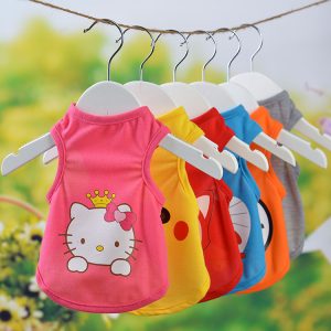 Cartoon Print Pet Vest for Cats and Small Dogs product image 2 - CZG Pet Store