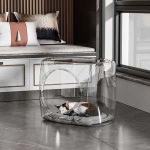 Transparent Capsule Cat Bed product image 2 - CZG Pet Store