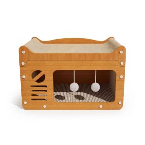 Upright Cat Scratcher House