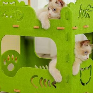 Felt Cat Bunk Bed product image 2 - CZG Pet Store